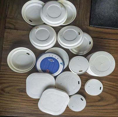 কফি আইসক্রিম পানীয় কাগজ কাপ ঢাকনা মেশিন